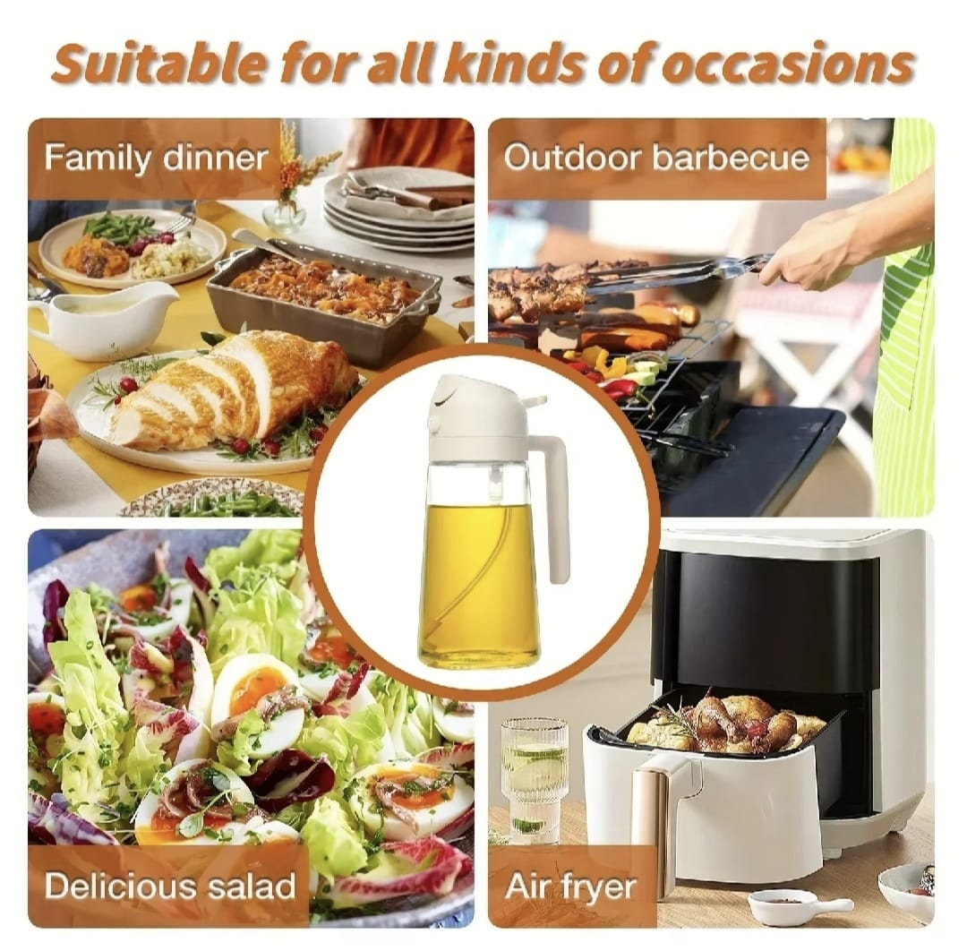 2-in-1 Oil Jug with Dispenser