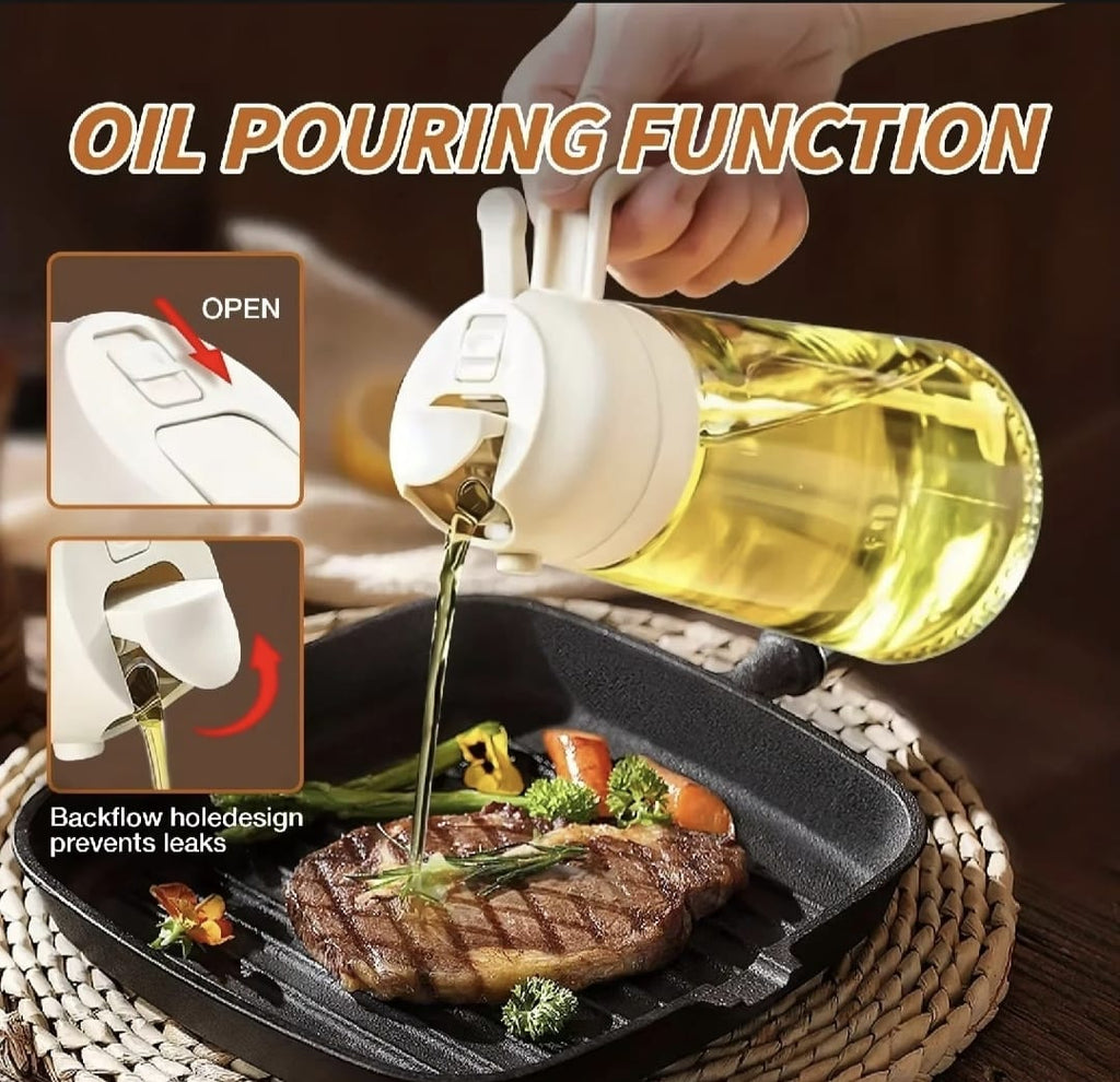 2-in-1 Oil Jug with Dispenser