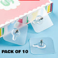 Self Adhesive Screw Free Sticker Pack of 10