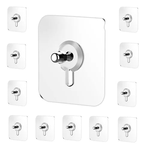 Self Adhesive Screw Free Sticker Pack of 10