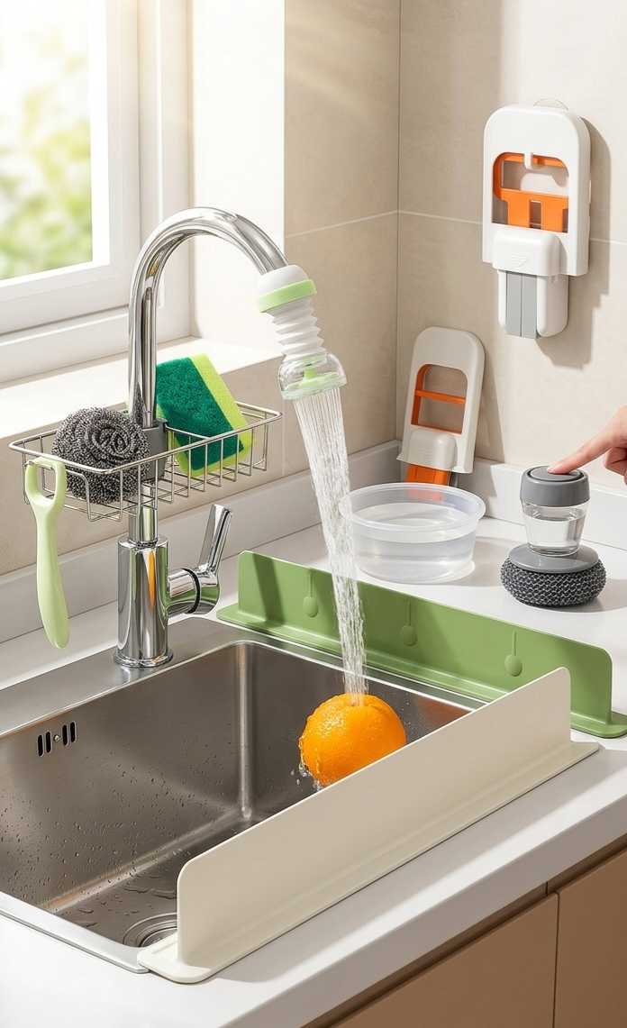 360° Adjustable Splash-Proof Faucet