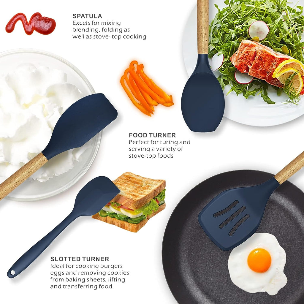 12-Piece Silicone Kitchen Utensil Set