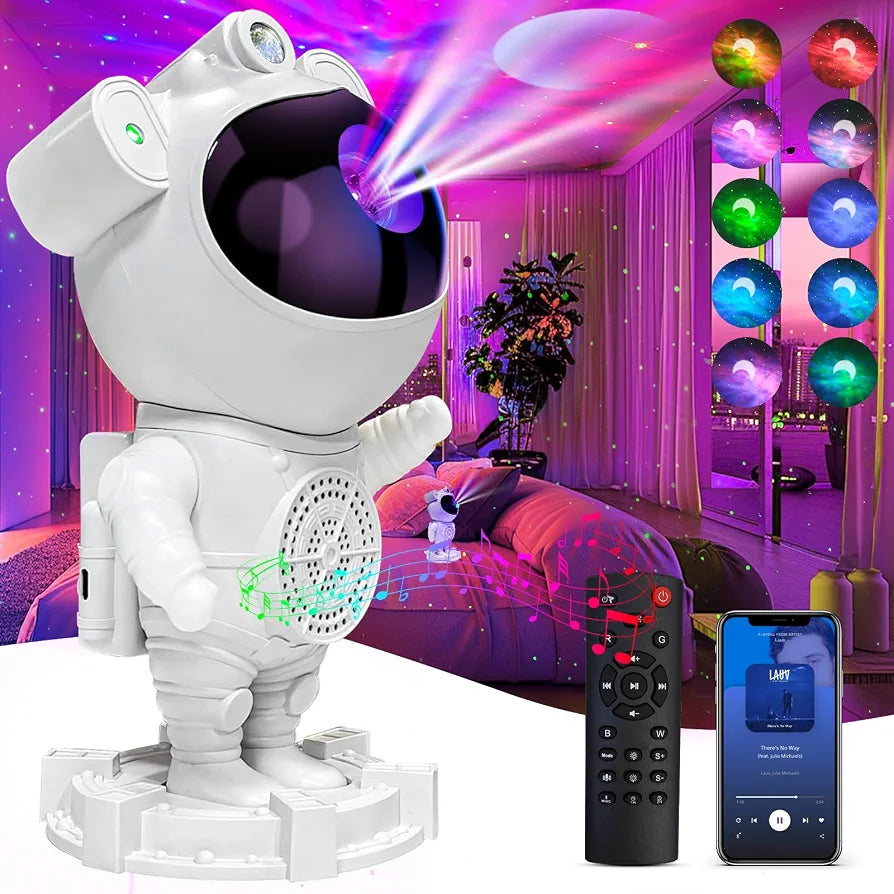 Astronaut Galaxy Star Projector Lamp