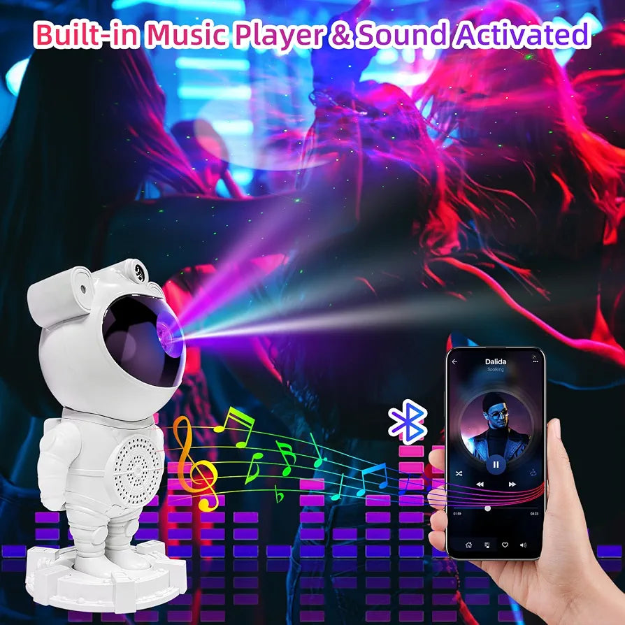 Astronaut Galaxy Star Projector Lamp