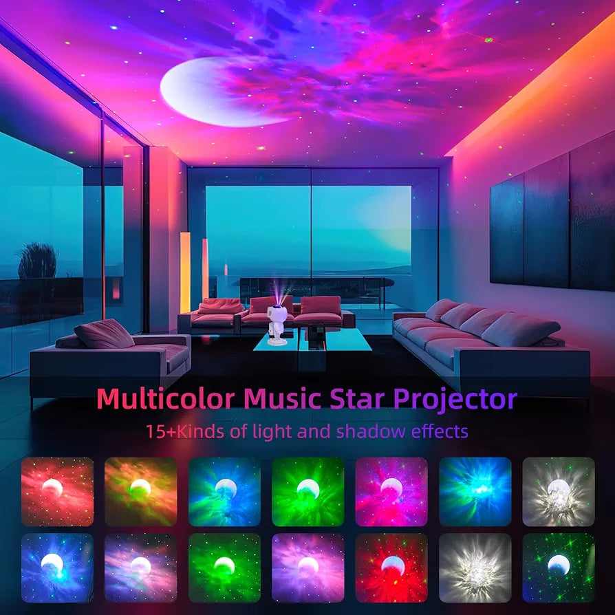 Astronaut Galaxy Star Projector Lamp