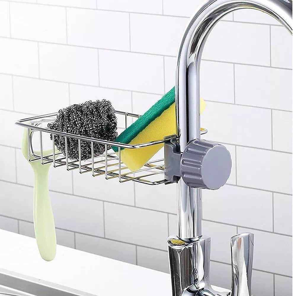 Stainless Steel Sink Faucet Organizer